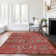 Premium Machine Washable Alliah AMF95 Red Rug