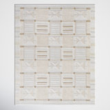 Gilson Geometric Hand-Knotted Tan/Beige/Cream Area Rug