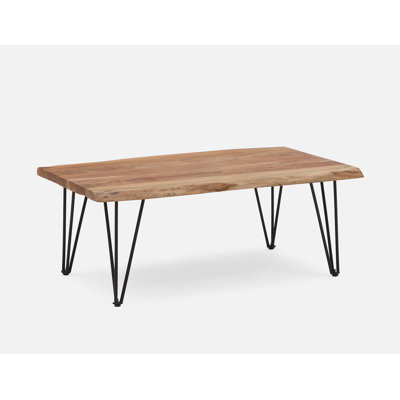 Solid Wood Top Coffee Table
