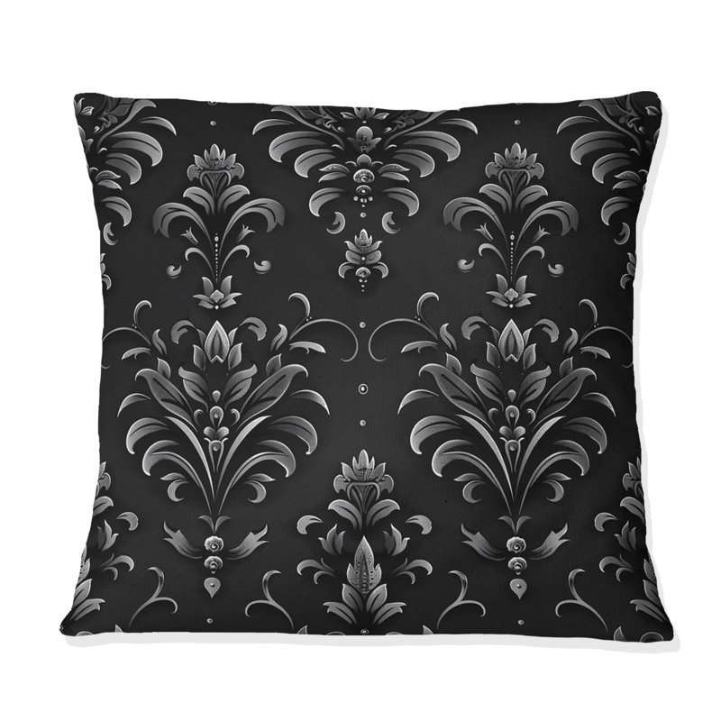 Black Rustic Elegance IV - Coussin Country, H 16 po x l 16 po, Carrée