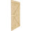 Porte de grange intérieure en bois massif massif et en bois manufacturé K-Bar