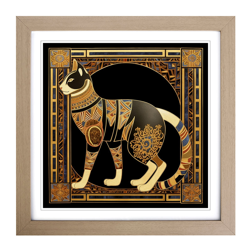 Single Picture Frame Print on Wood, Oak