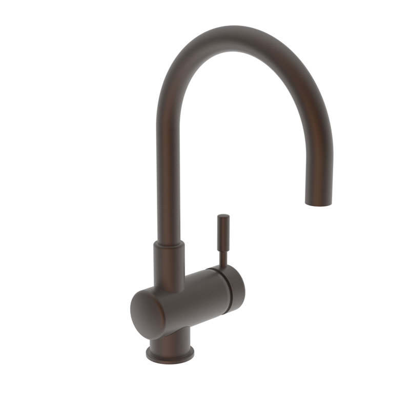 East Linear Single Handle Bar Faucet, English Bronze