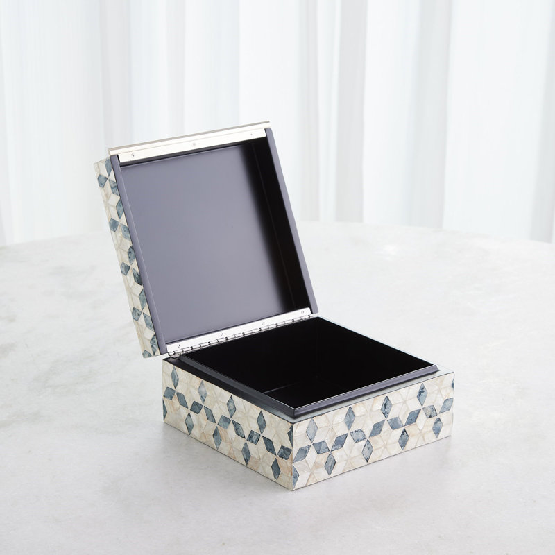 Handmade Decorative Box, 4.5" H x 9" W x 9.25" D