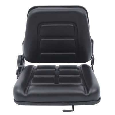 Universal Forklift Seat with Adjustable Back, for Tractor,Excavator Skid Loader Backhoe Dozer
