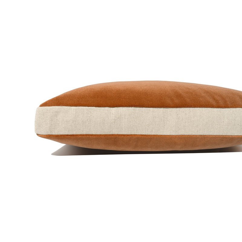 Deveraux Box Throw Pillow, Pumpkin