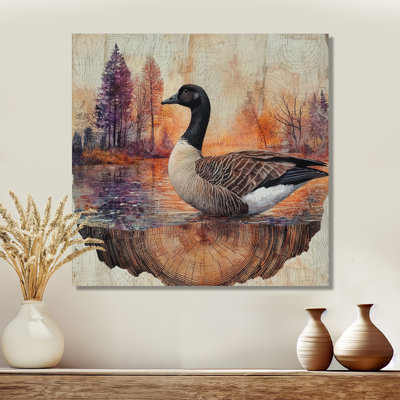 «Autumn Canadian Dream Of The Goose», art mural sur toile