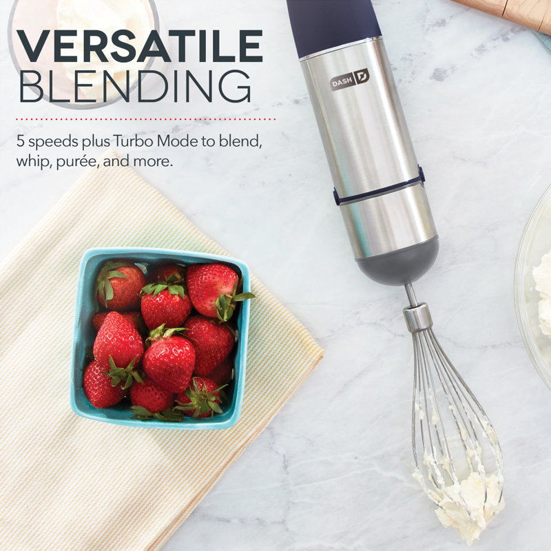 Dash Chef Series Hand Blender, Dark Blue