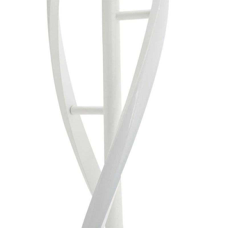 Asra Modern 60W LED Floor Lamp for Living Room, White