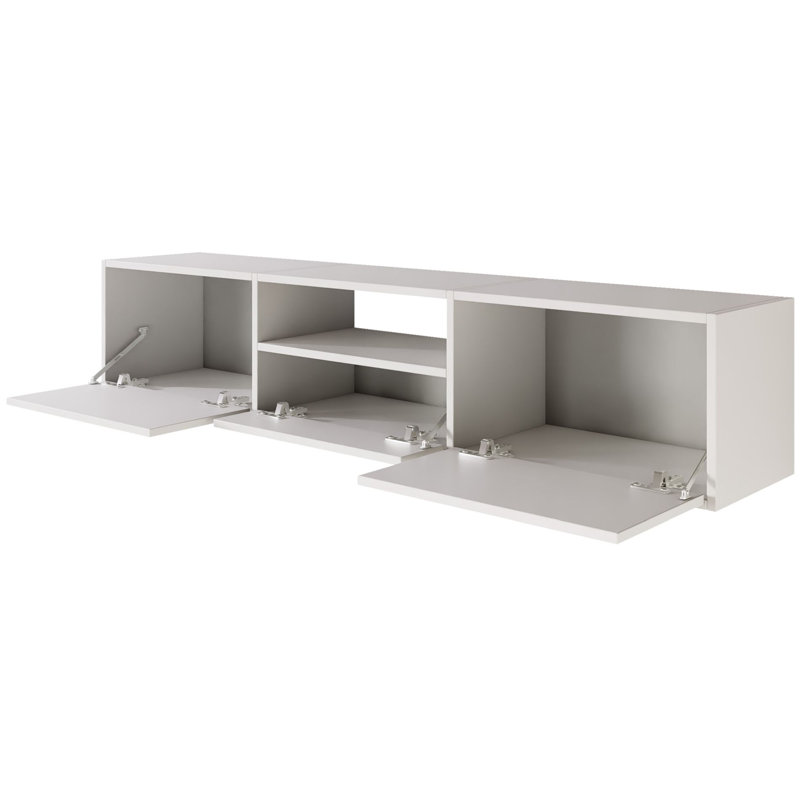 Takiea Unfinished TV Stand for TVs up to 65", White