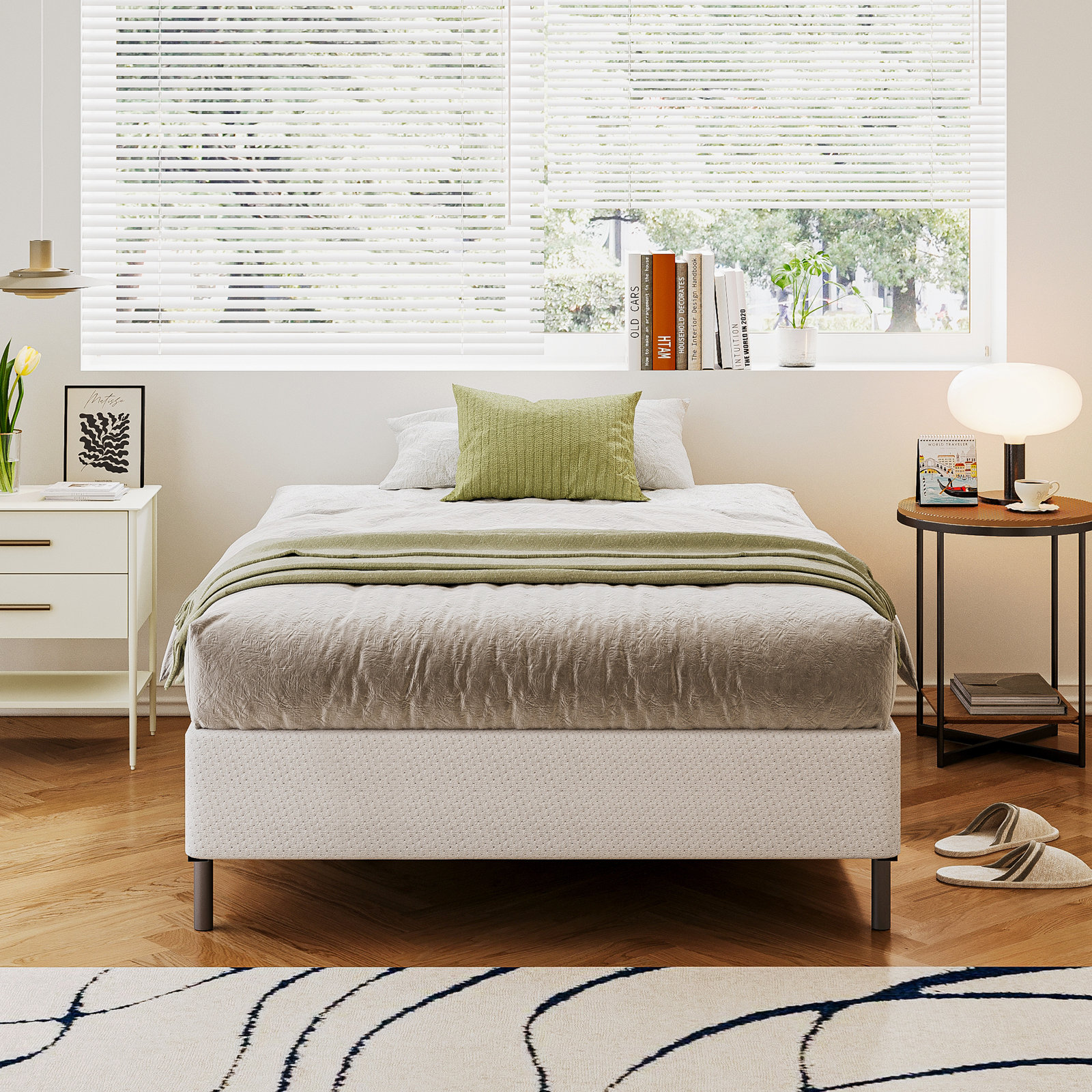 Nazarene 9 Inch Metal Box Spring, Easy Assembly, Twin