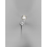 Puppet Wall Lamp P Smoky Transparent Glossy Chrome G9 Ul