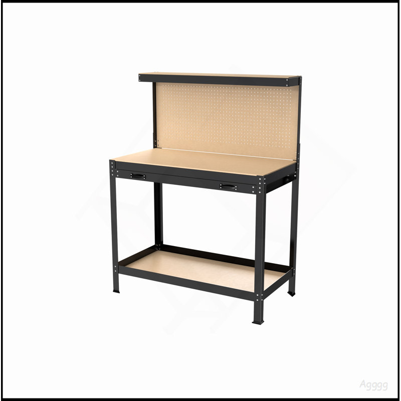 Table de travail 63 po avec rangement et outils