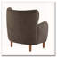 Fauteuil club à oreilles en velours