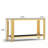 Clodoveo 47.24'' Glass Top Console Table-299762976-299762983