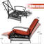 Chaise de patio inclinable avec coussins Baldewijn-296323850