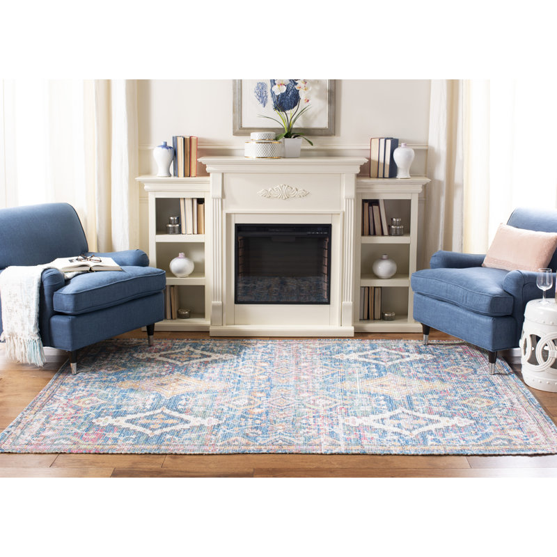 Amanda Hand Loomed Performance Geometric Rug, Rectangle 6' x 9'