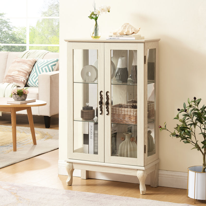 Vitrine American Style, Blanc