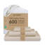 Ensemble de draps 100% coton 600 fils à densité de tissage 600-126677896-126677901-130667911