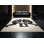 Tapis beige moelleux et moelleux à motif géométrique moderne Sumo Wrestler