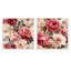 Motif victorien rétro de roses victoriennes - ensemble de collage floral carré de 2-101865600-101865599