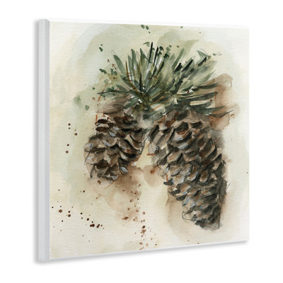 «Pin Cone Watercolor Wall Art» par Ethan Harper