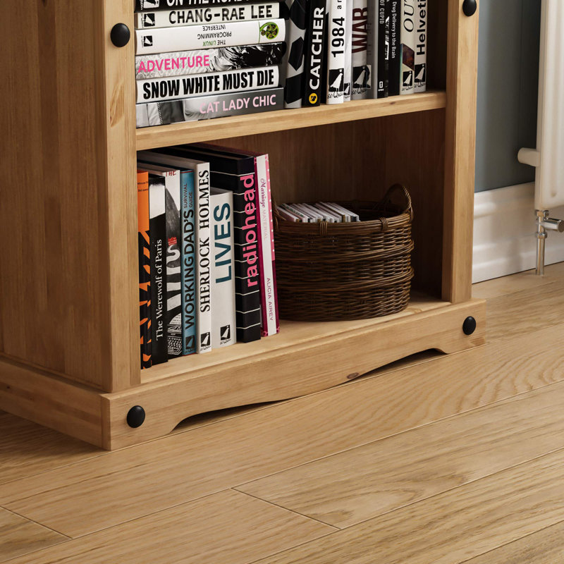 Ashvina 66.9cm H x 75cm W Solid Wood Standard Bookcase