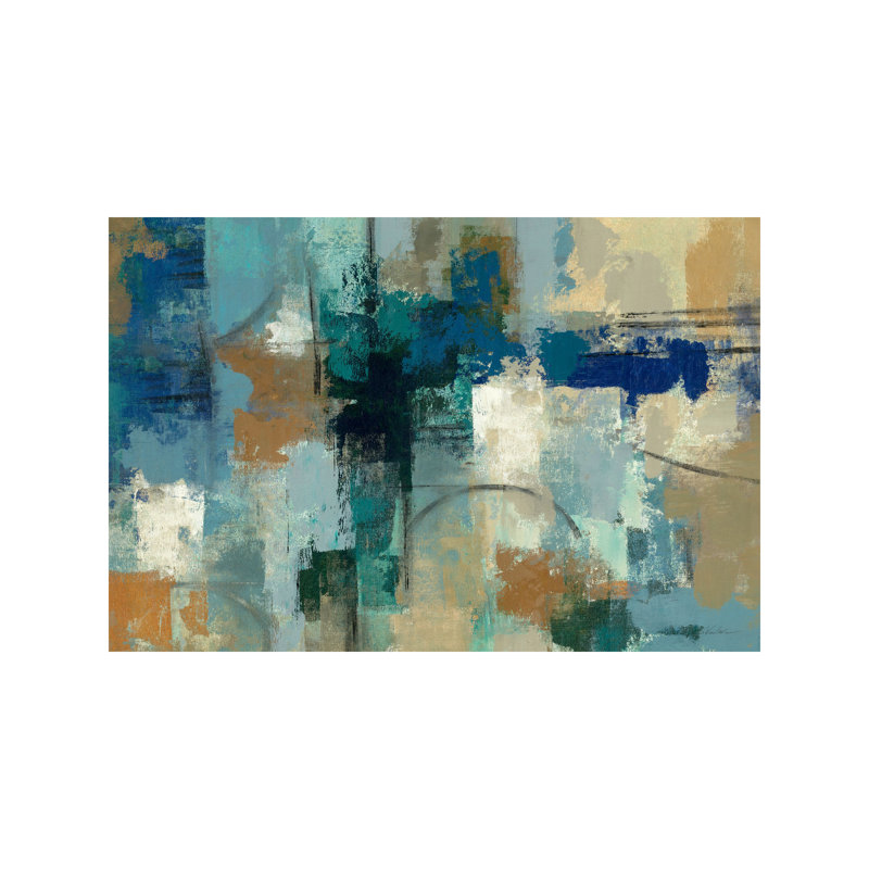Jasper Lagoon by Silvia Vassileva - Wrapped Canvas Painting, 152.5 cm H x 101.5 cm W