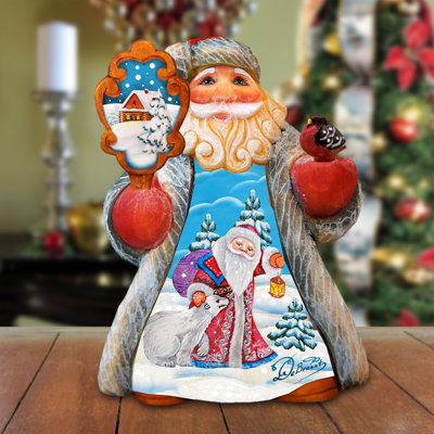 Figurine de père Noël ours polaire