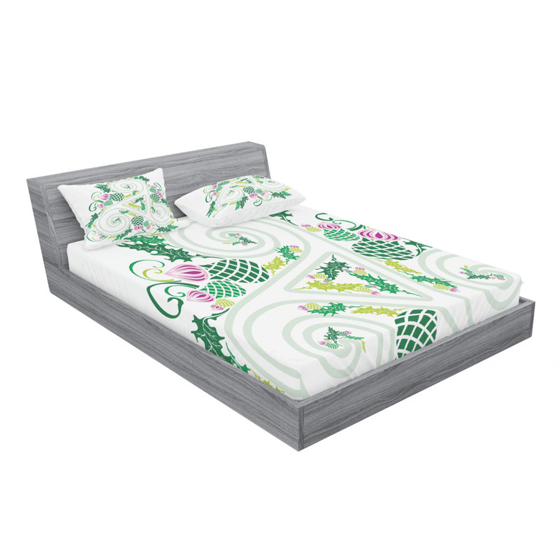 Microfiber Sheet Set, Full Sheet Set with Fitted Sheet