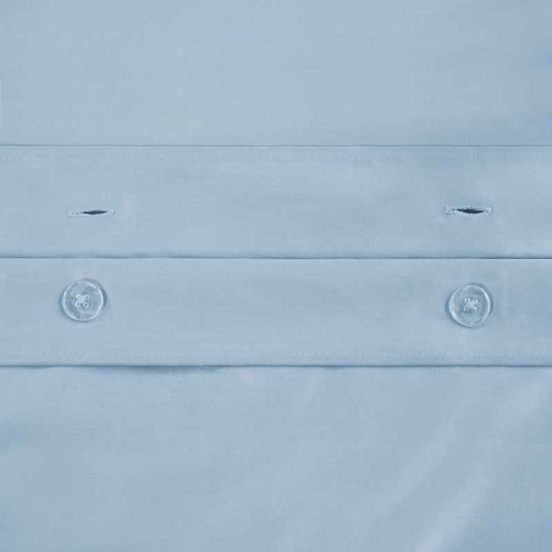 Ensemble de housse de couette 3 pièces Arling, Housse de couette très grand / très grand califo, Bleu clair