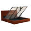 Lit plateforme tapissier hydraulique avec rangement relevable-910546613-910546614