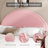 Bensu Luxury Curve-Shaped Headboard Bed Frame, Elegant Boucle Upholstered Platform Bed with Modern Design-770810540-756670534