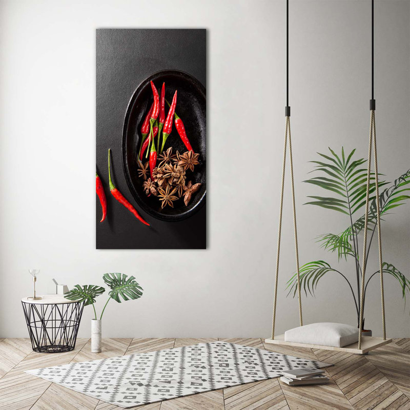 Chilli Peppers - Wrapped Canvas Print