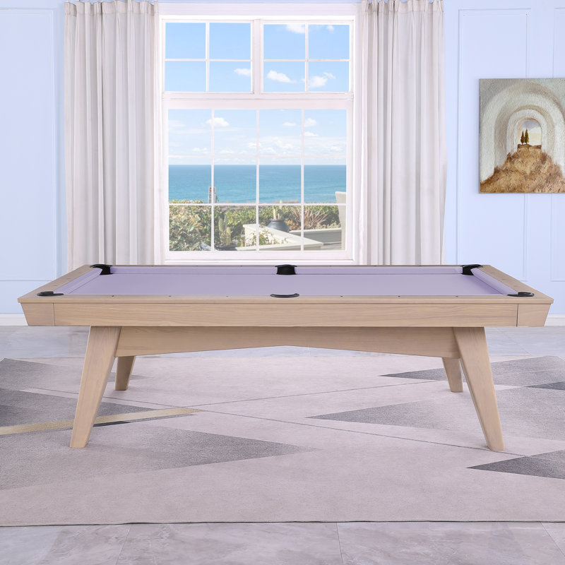 Table de billard sans ardoise ModArt, Bois flottant, 7 pi, Mauve clair résistant à l'eau