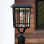 Grand Prairie Bulb Solar Light – Wall/Pier/3” Fitter Mounts – Black