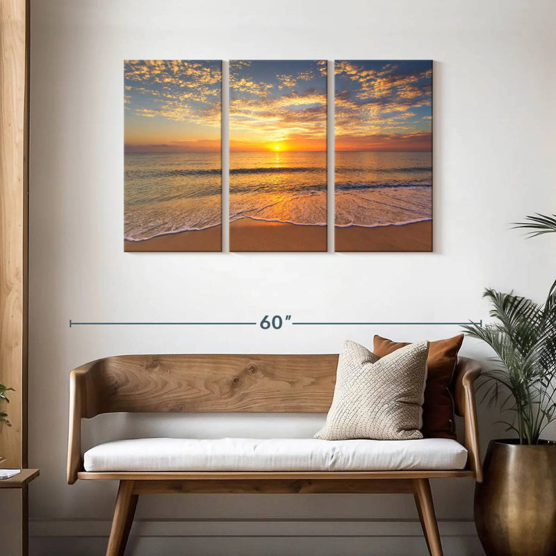 Gillard Calming Ocean View, 28'' H X 45'' W