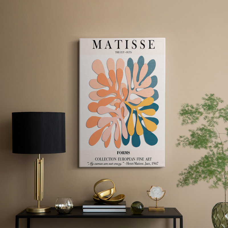Matisse CXCIV, reproduction d'art encadrée Cavas, H 36 po x l 24 po