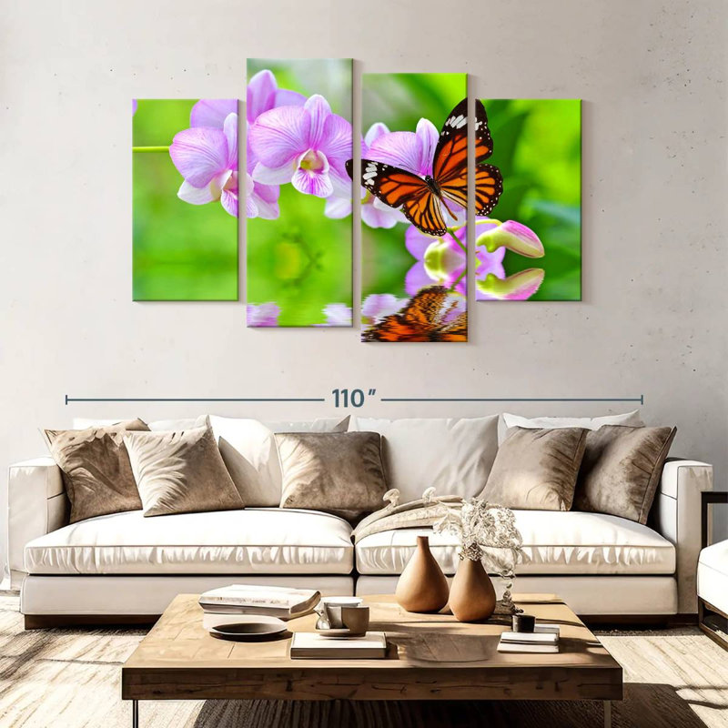 Brampt Spring Butterfly, 54" H x 84" W