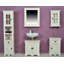 Siegmar Wood Flat Wall Mirror with Shelves