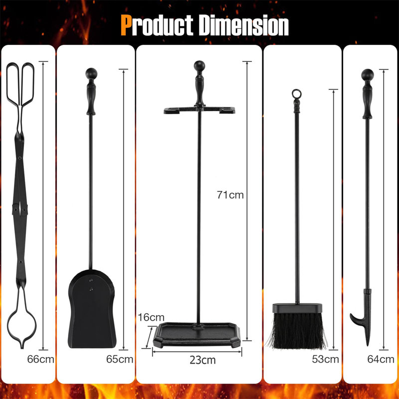 Cefferillo Fireplace Tool Set