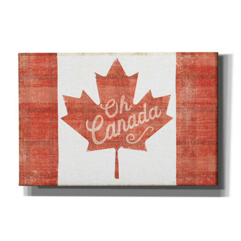 «Red Canada Barrel Studio» par Sue Schlabach, art numérique sur toile Red Barrel Studio, L 18 po x H 12 po