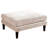 6Pcs Modular Couch , Blush Pink Fabric, Cushion Pillows & Contemporary Wood Legs-2099030723