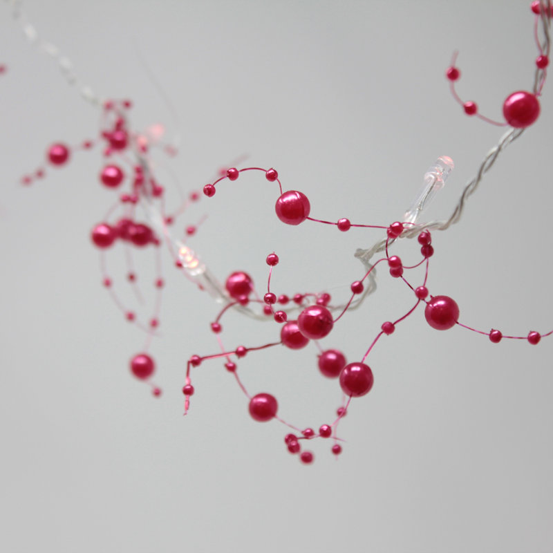 Lampe de chaîne à del 20 lumières del, rouge
