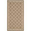 Herefordshire Indoor/Outdoor Hooked Brown/Bone Rug