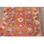 Tapis orange traditionnel en laine 29,9 x 129,1 pouces