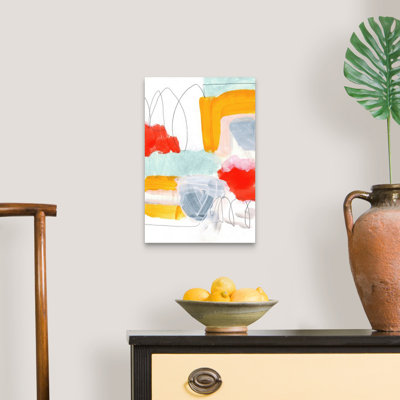 Reproduction d’art sur toile, "abstract painting XVI" par Iris Lehnhardt