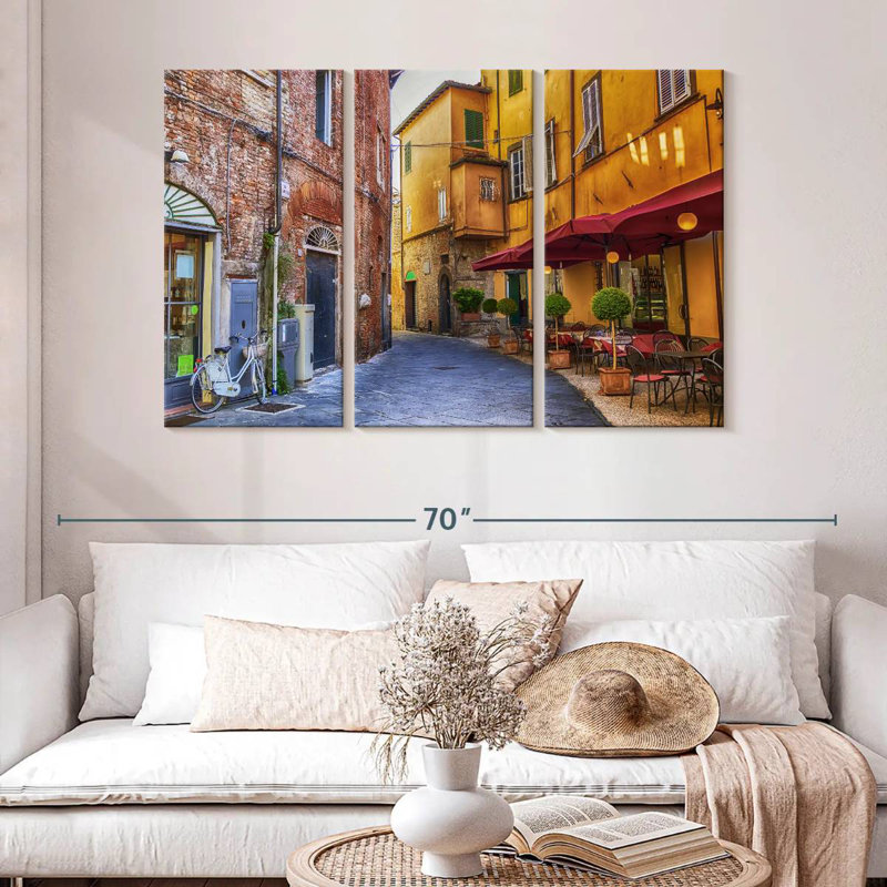 Sirci Street à Lucca, H 32 po x l 50 po