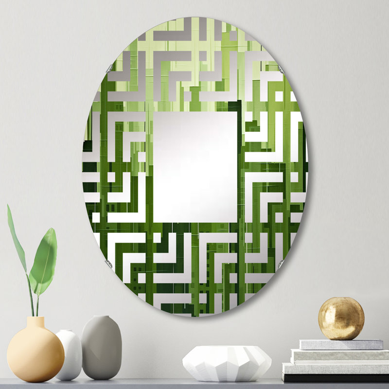 Miroir mural oval, 29,5 po x 19,6 po