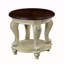 Table de bout ronde 22 pouces deux tons-903703735-903703737